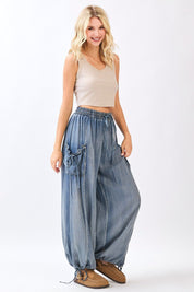 Drifter Washed Chambray Utility Pants - Westly