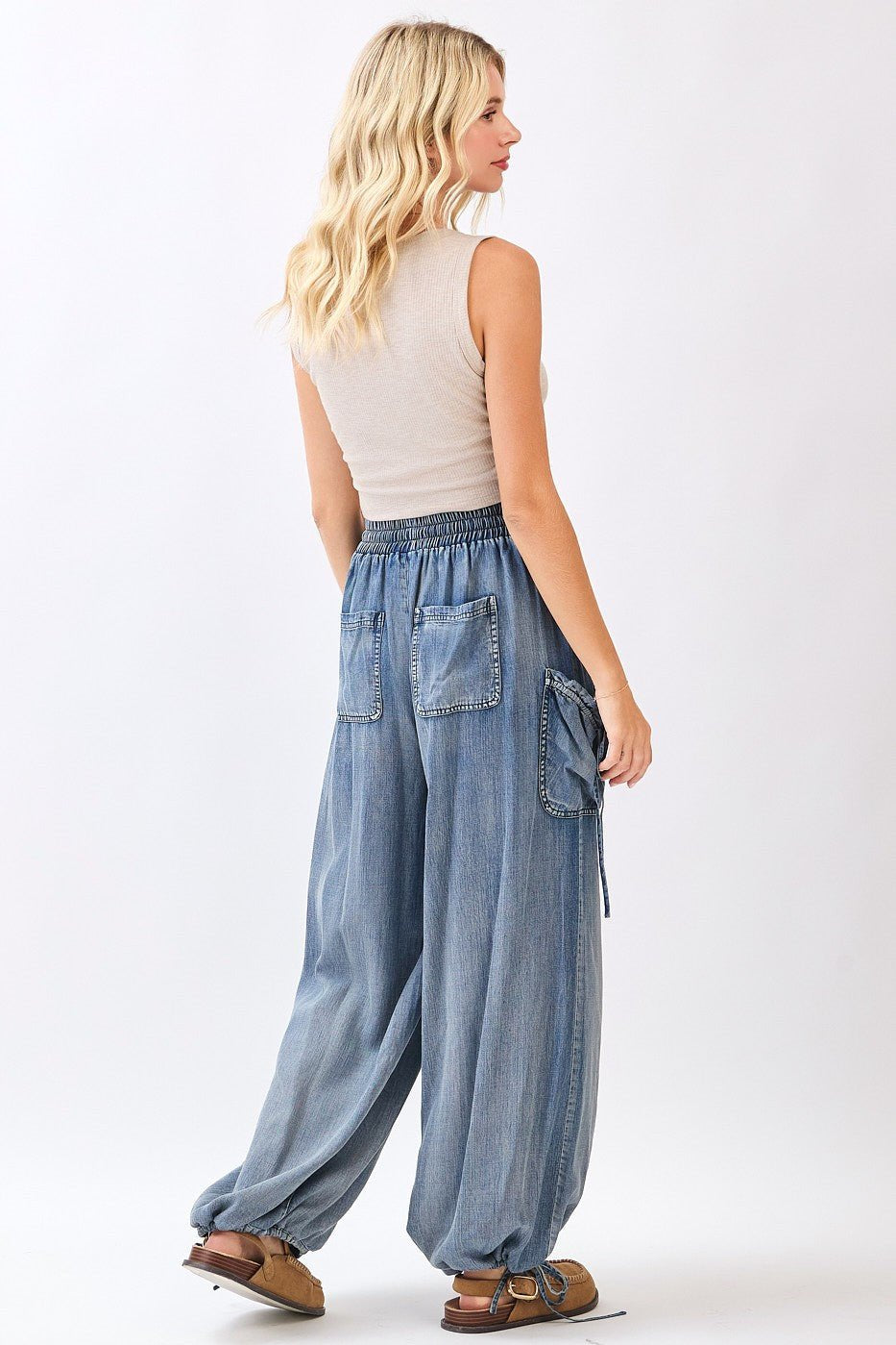 Drifter Washed Chambray Utility Pants - Westly