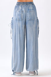 Drifter Washed Chambray Utility Pants - Westly