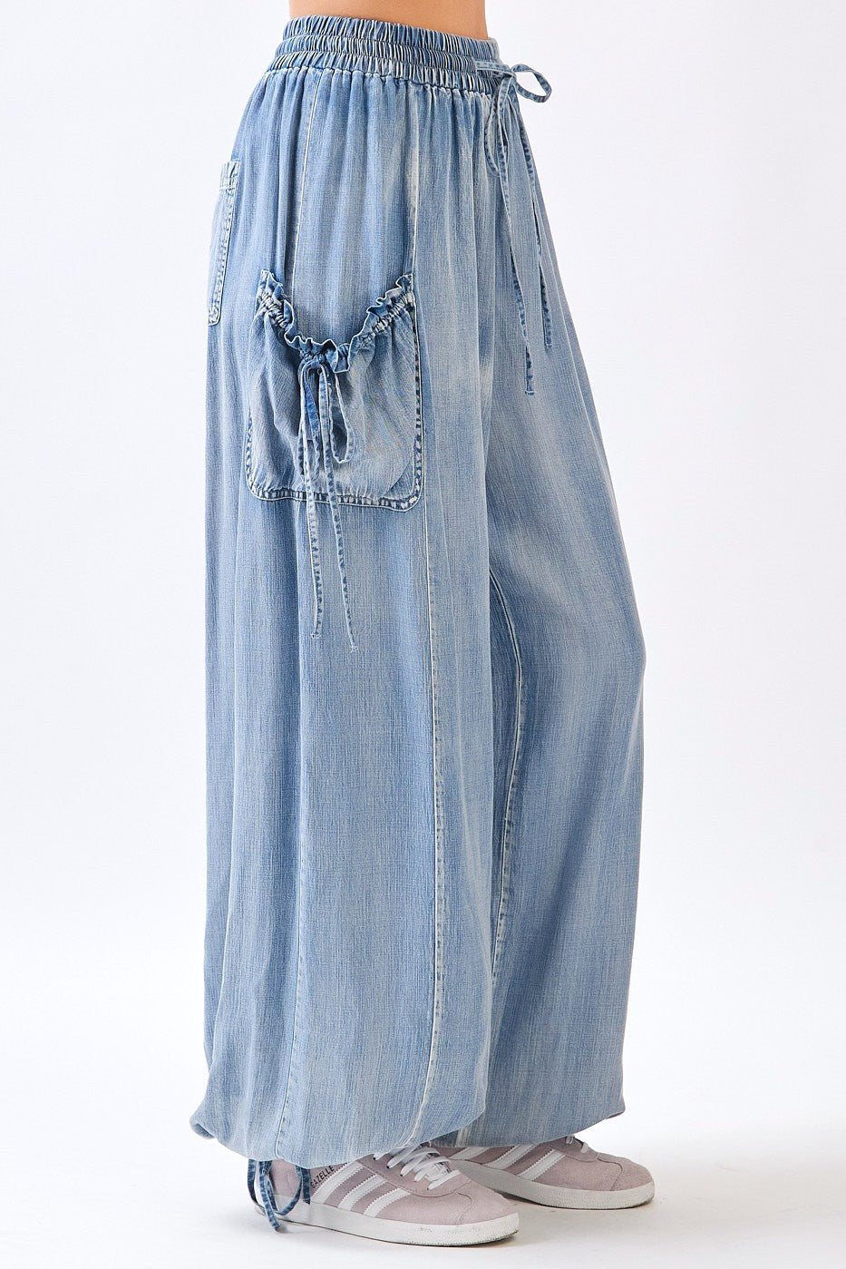 Drifter Washed Chambray Utility Pants - Westly