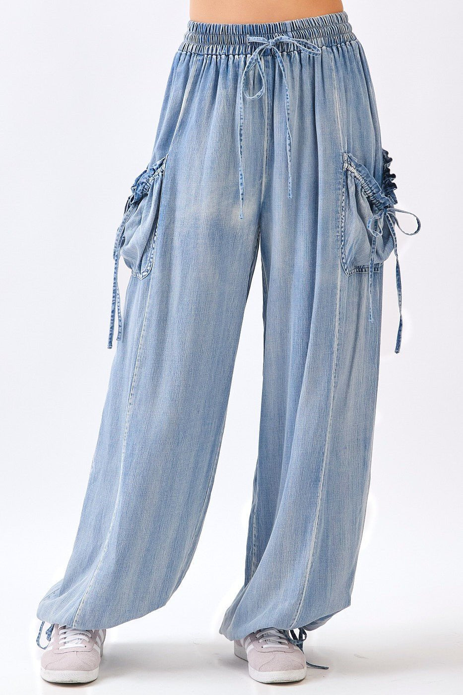 Drifter Washed Chambray Utility Pants - Westly