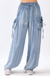 Drifter Washed Chambray Utility Pants - Westly
