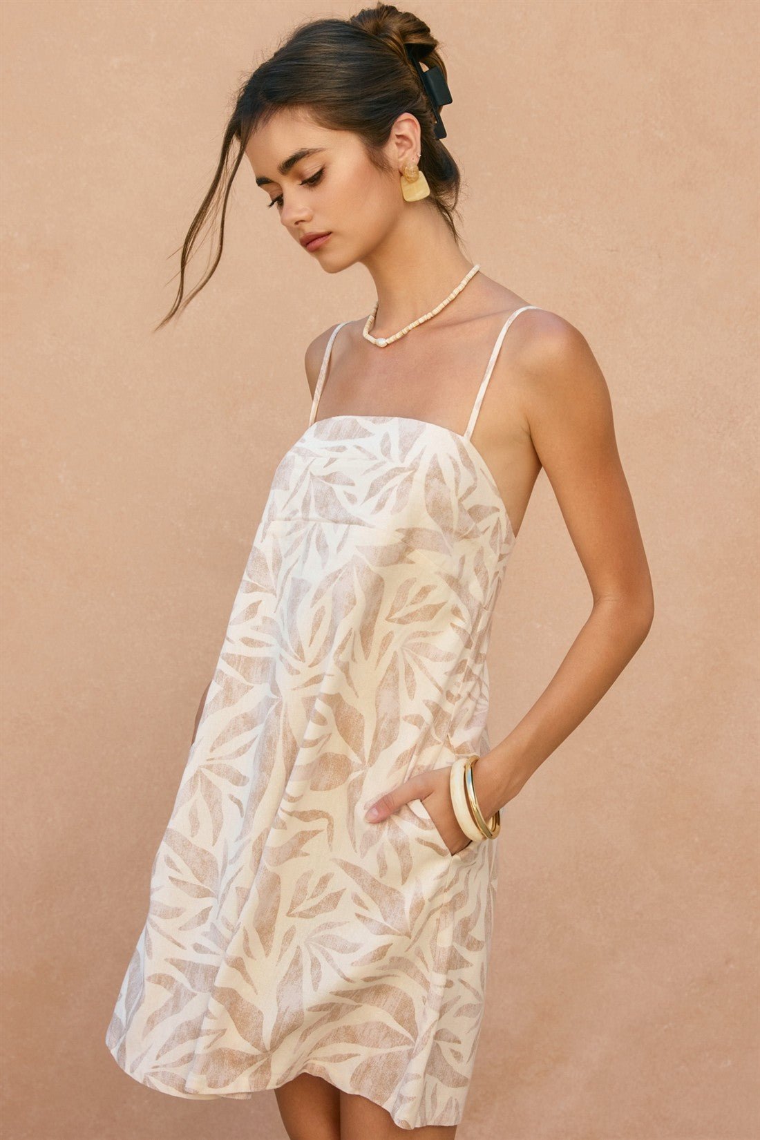 Driftwood Dreams A - Line Mini Dress - Westly