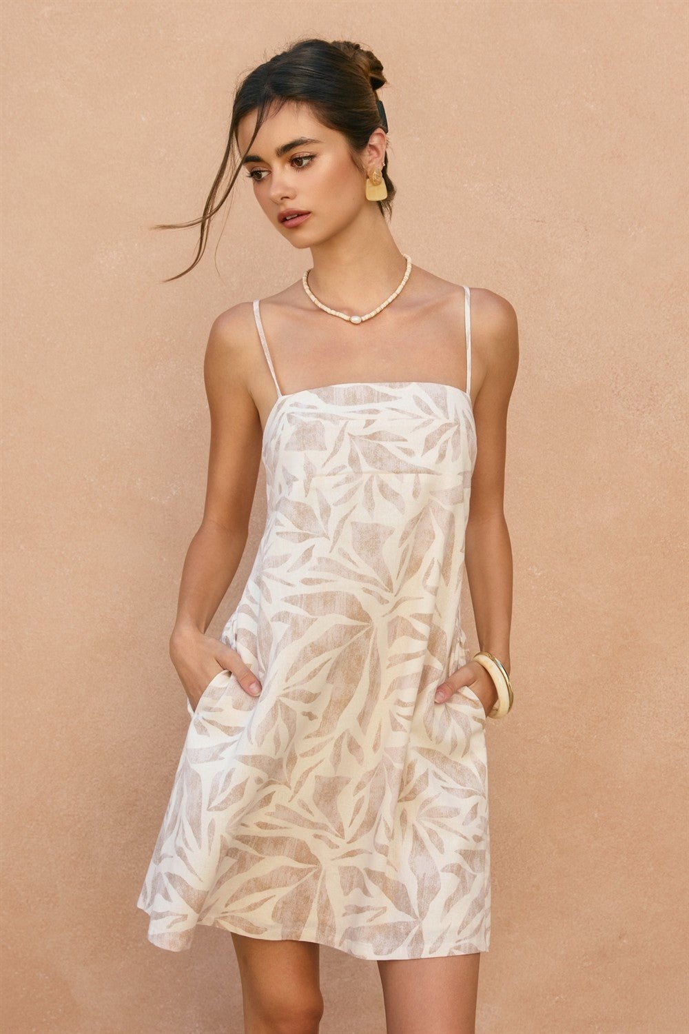 Driftwood Dreams A - Line Mini Dress - Westly