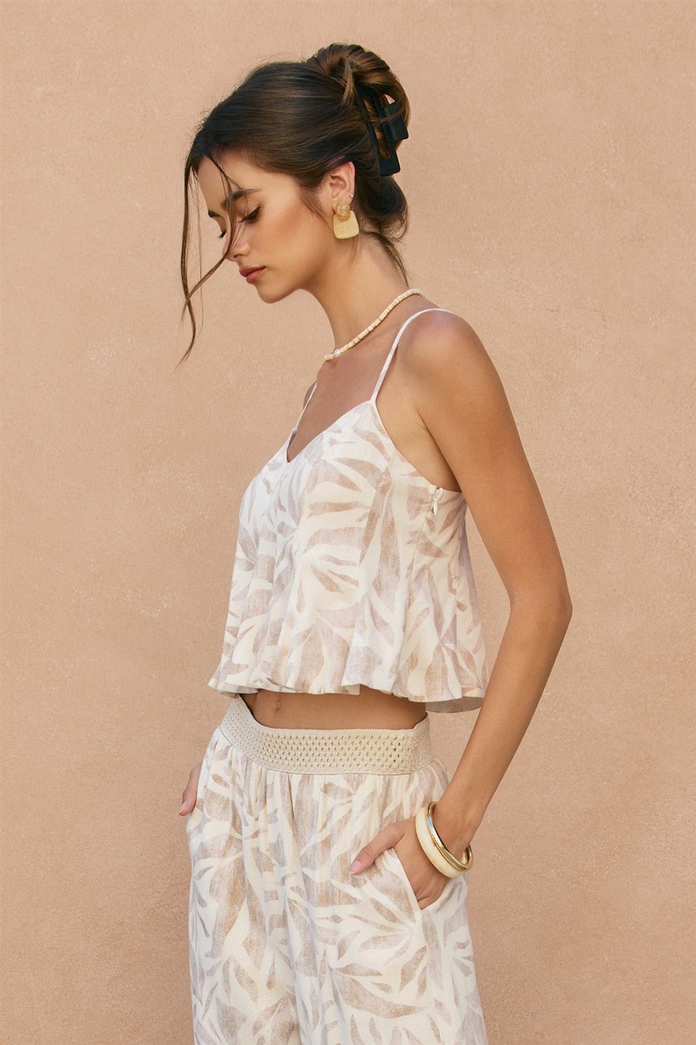 Driftwood Dreams Sleeveless Flared Top - Westly