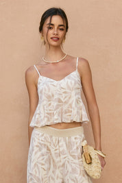 Driftwood Dreams Sleeveless Flared Top - Westly
