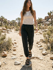 Dune Relaxed Linen Blend Joggers - Westly