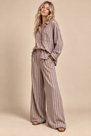 Eastport Striped Button-Down Shirt - Westly