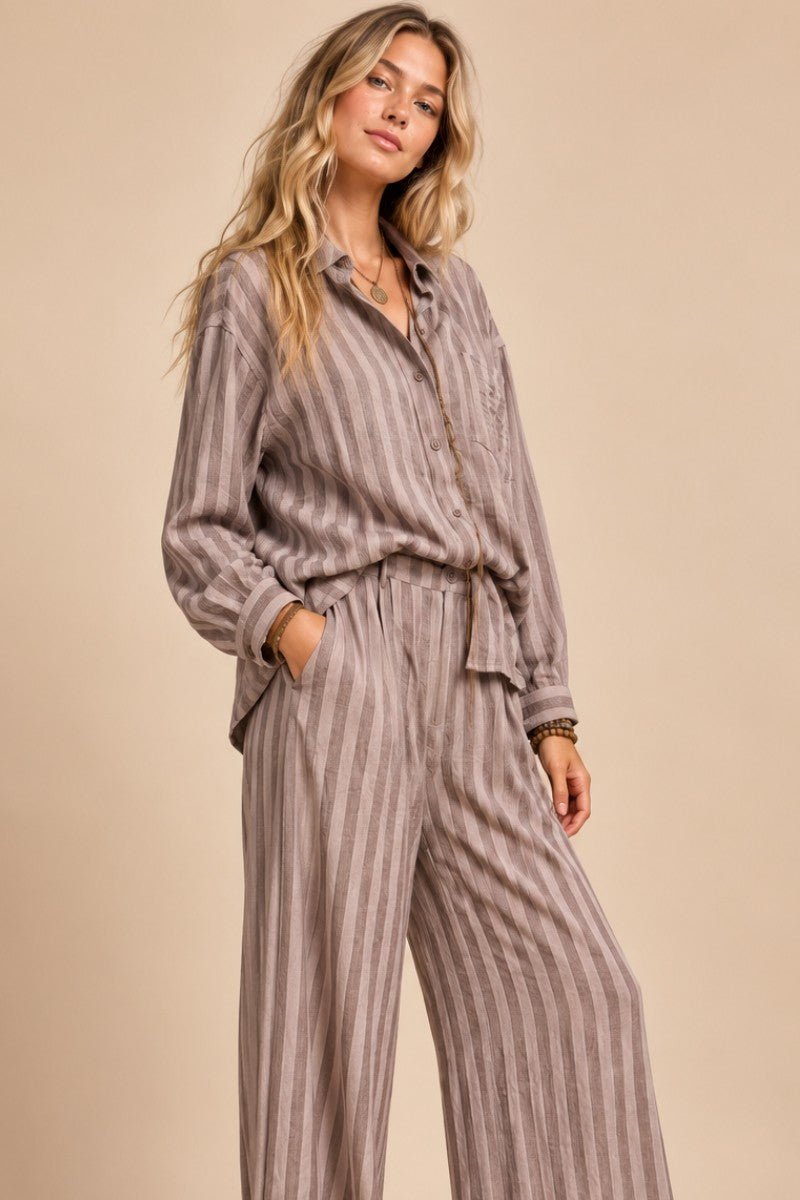 Eastport Striped Button-Down Shirt - Westly