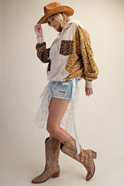 Eleanor Quilt Patch Terry Hoodie - Westly