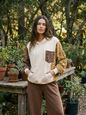 Eleanor Quilt Patch Terry Hoodie - Westly