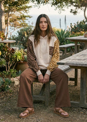 Eleanor Quilt Patch Terry Hoodie - Westly