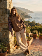 Eleanor Quilt Patch Terry Hoodie - Westly
