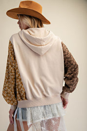 Eleanor Quilt Patch Terry Hoodie - Westly
