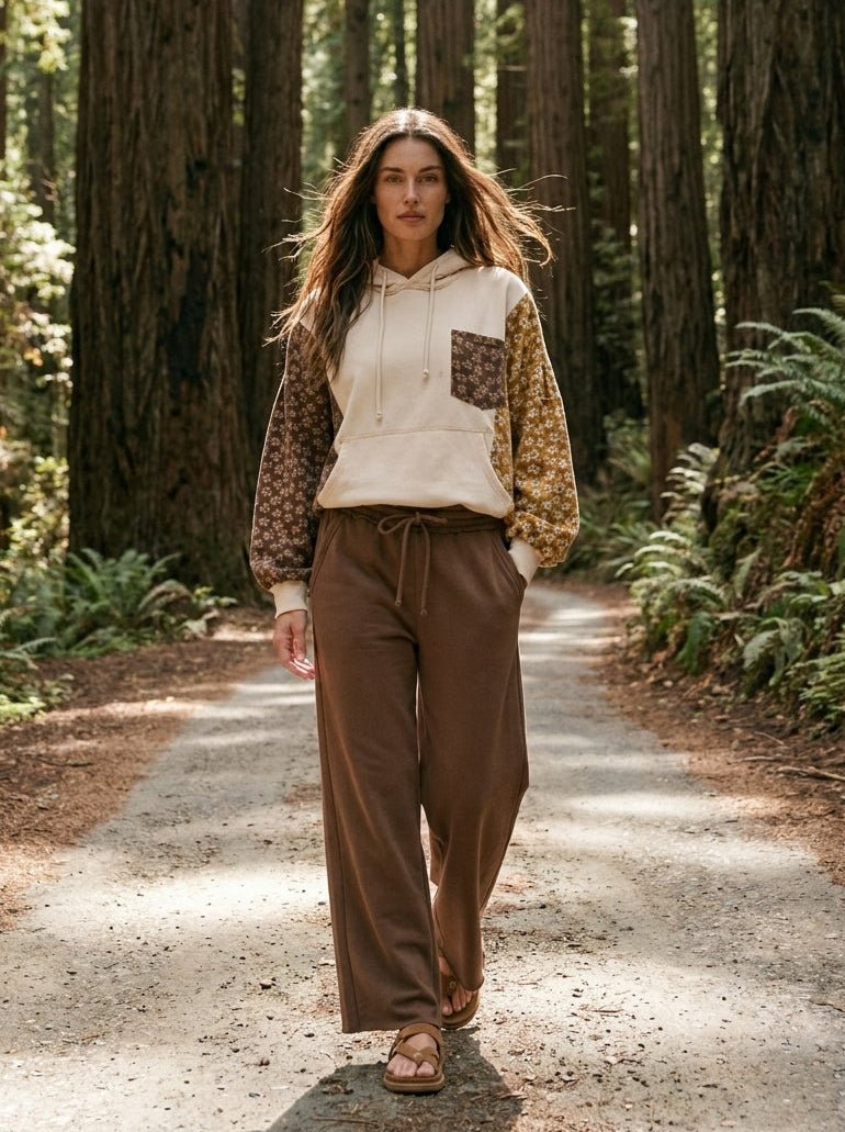 Eleanor Quilt Patch Terry Hoodie - Westly