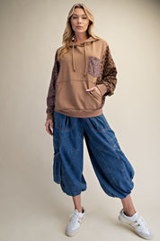 Eleanor Quilt Patch Terry Hoodie - Westly
