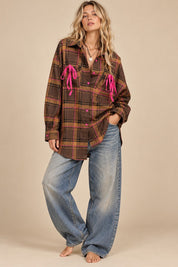 Electric Avenue Neon Accent Plaid Shirt - Westly