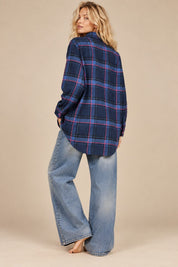 Electric Avenue Neon Accent Plaid Shirt - Westly