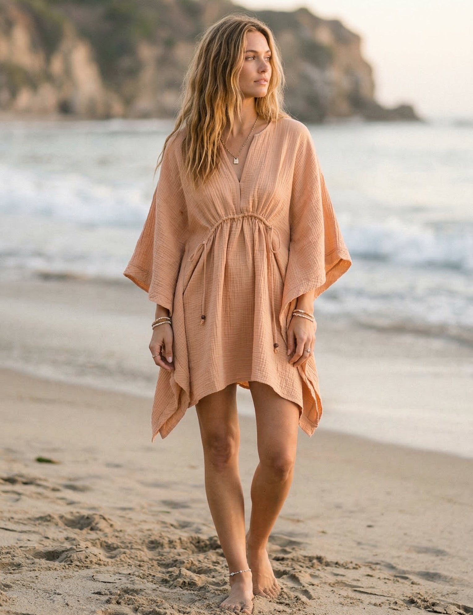 Elowen Gauze Kaftan Cover - Up Dress - Westly