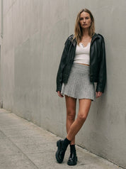 Elsa Plissé Knit Skirt - Westly