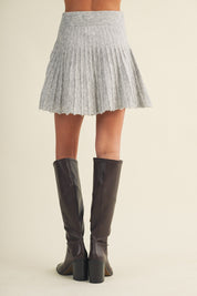 Elsa Plissé Knit Skirt - Westly