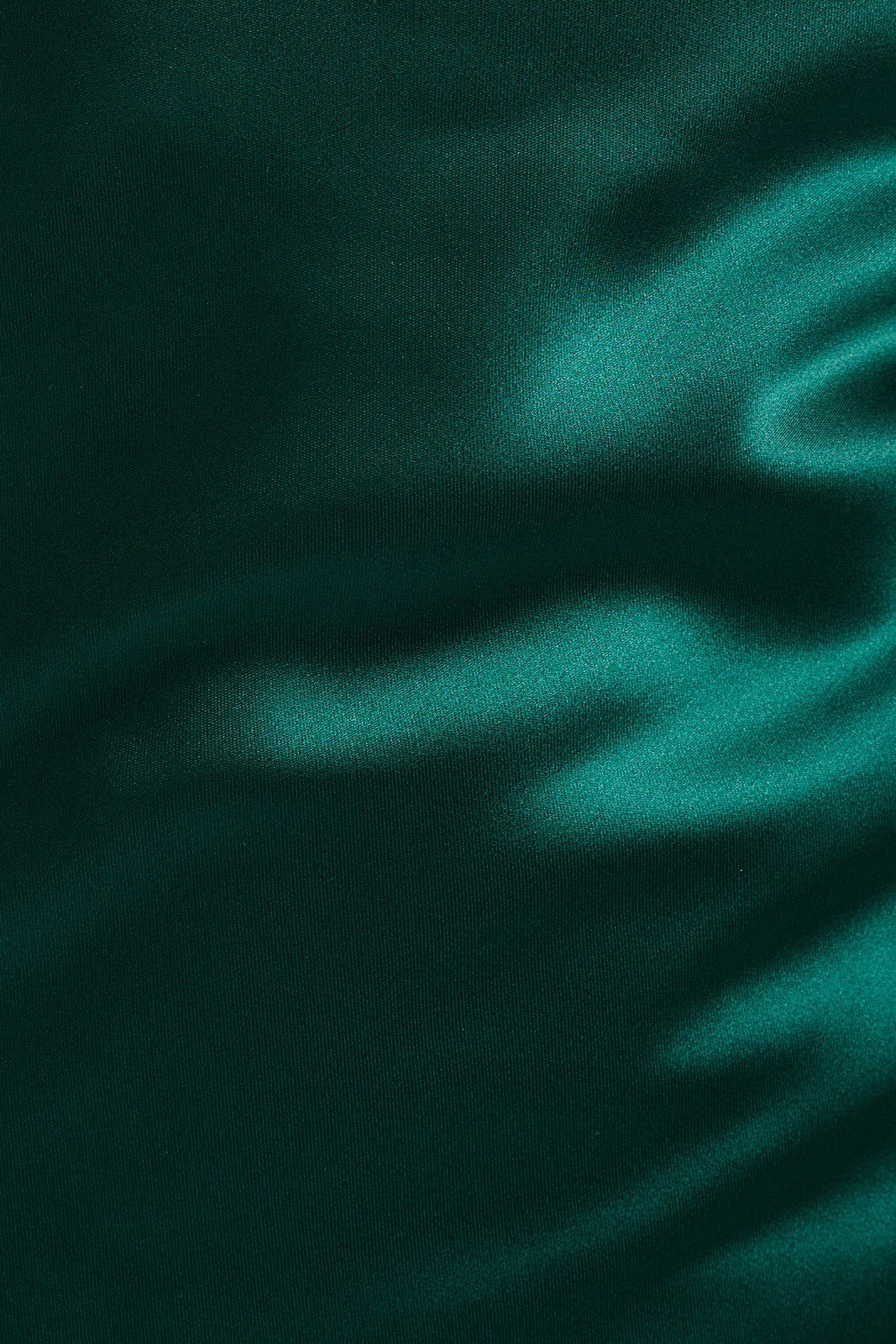 Elysian Scarf Satin Midi Dress - Hunter Green