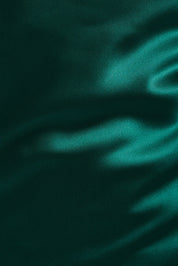 Elysian Scarf Satin Midi Dress - Hunter Green
