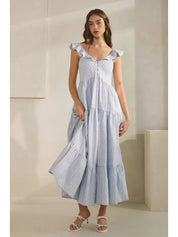 Emma Heart Gingham Maxi Dress - Westly