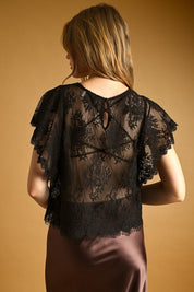 Emmeline Lace Scalloped Top - Westly