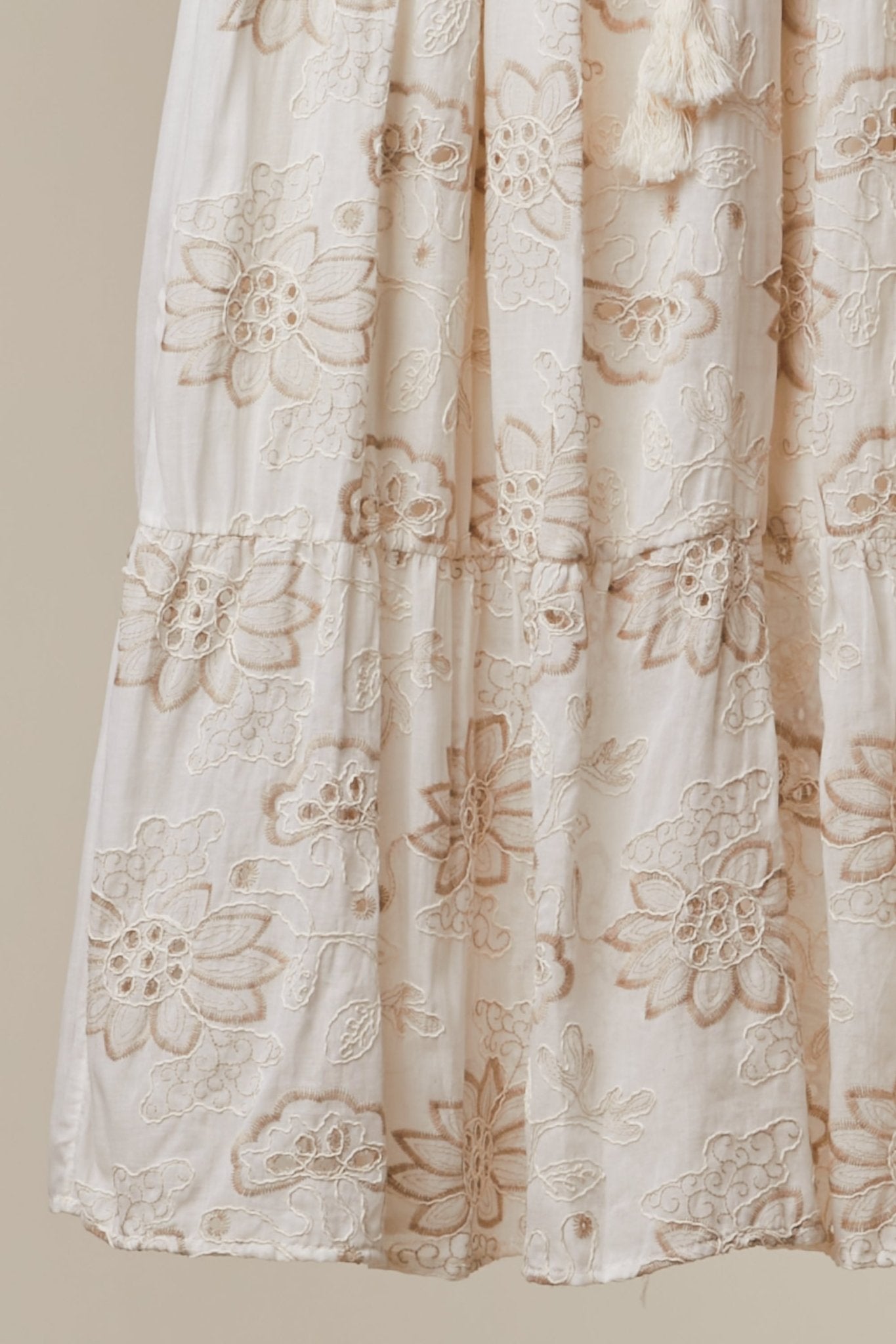 Estelle Floral Embroidered Maxi Skirt - Westly