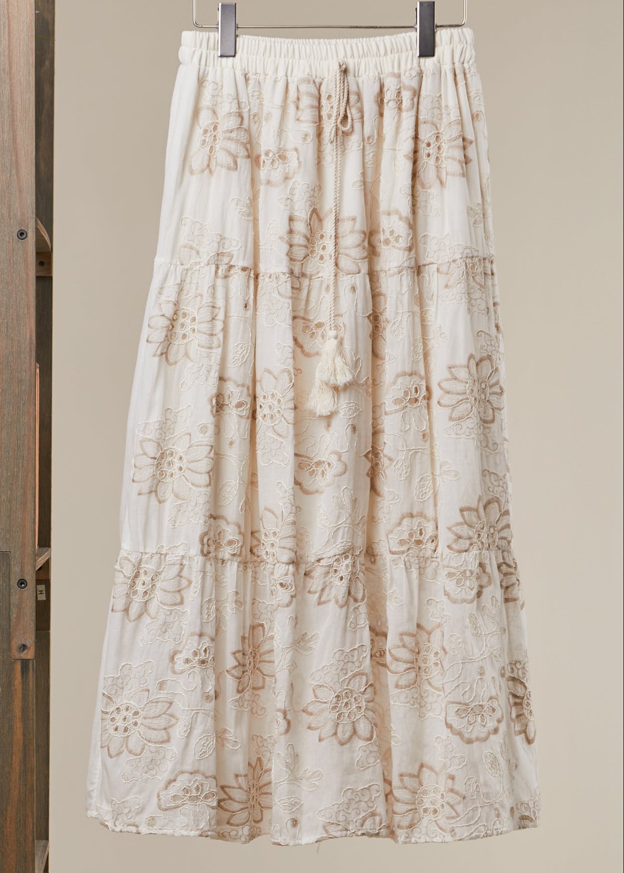 Estelle Floral Embroidered Maxi Skirt - Westly