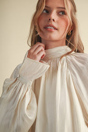 Evening Post Satin Tie Back Blouse - Westly