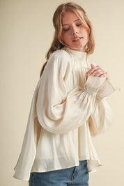 Evening Post Satin Tie Back Blouse - Westly
