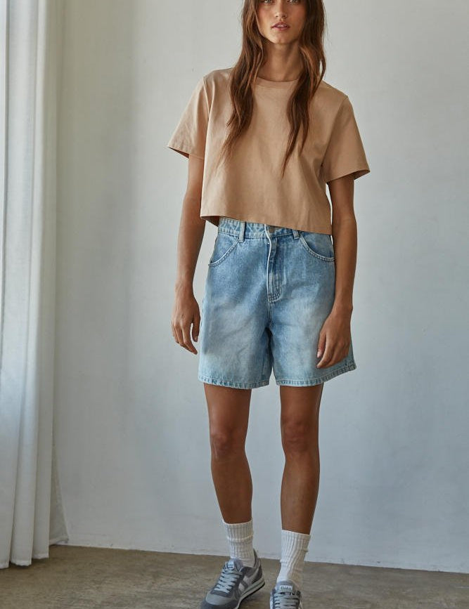 Everyday Crop Tee - Westly