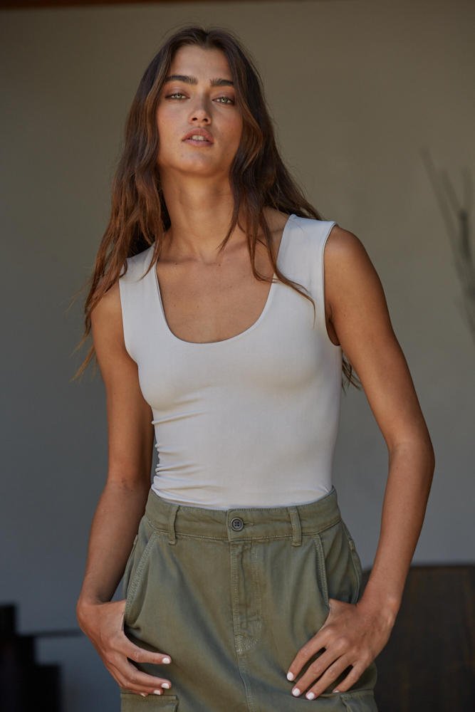 Everyday Double Layered Full Length Tank - Westly