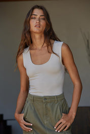 Everyday Double Layered Full Length Tank - Westly