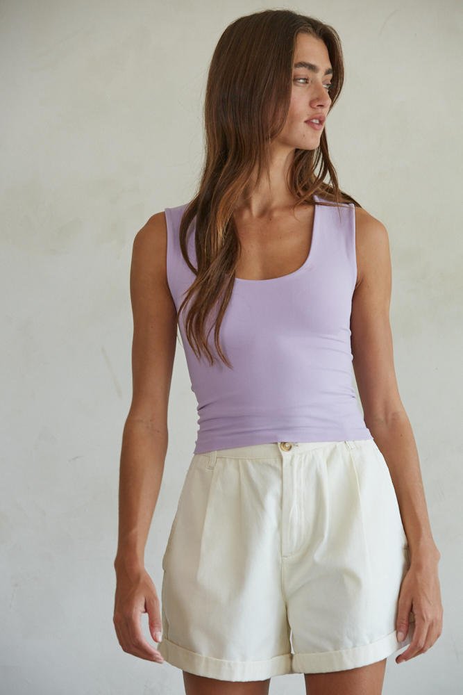 Everyday Double Layered Full Length Tank - Westly