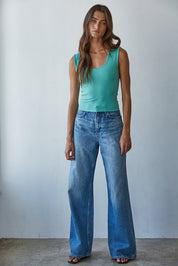 Everyday Double Layered Full Length Tank - Westly