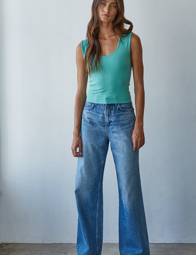 Everyday Double Layered Full Length Tank - Westly