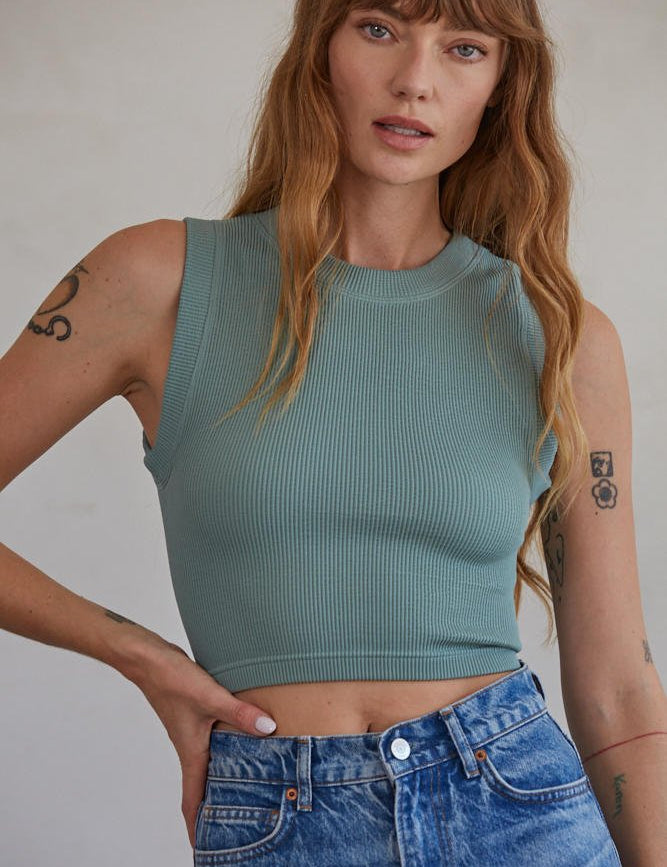Everyday Finely Ribbed Muscle Tank - Westly