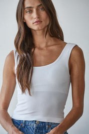 Everyday Padded Ribbed Tank - Westly