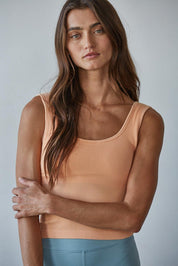 Everyday Padded Ribbed Tank - Westly