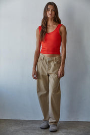 Everyday Padded Ribbed Tank - Westly