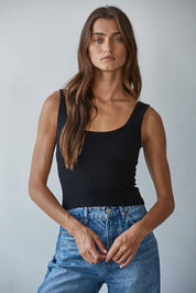 Everyday Padded Ribbed Tank - Westly