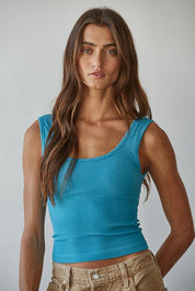Everyday Padded Ribbed Tank - Westly
