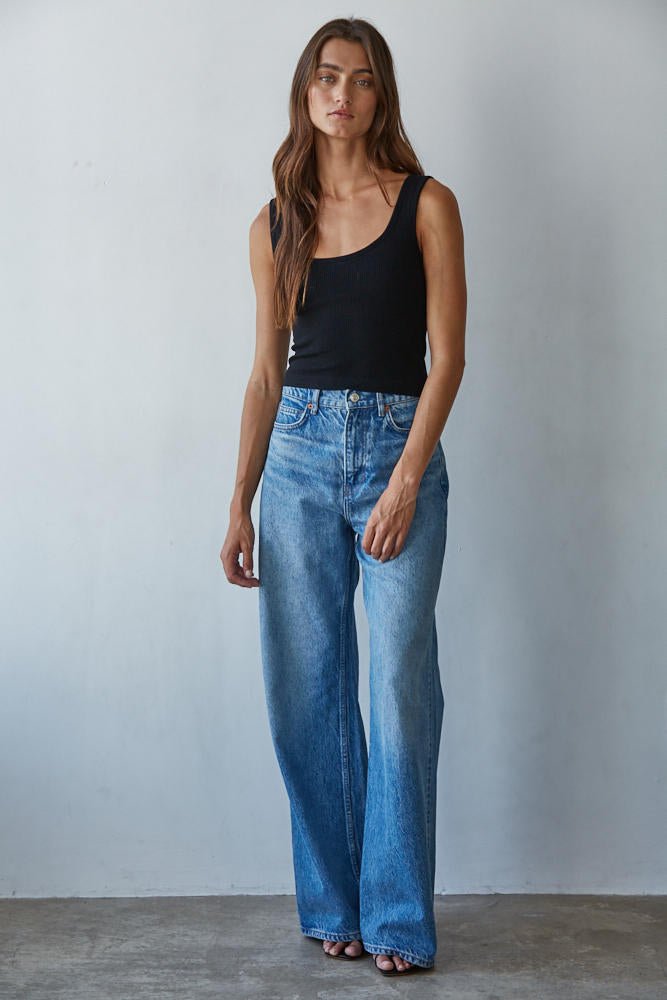 Everyday Padded Ribbed Tank - Westly