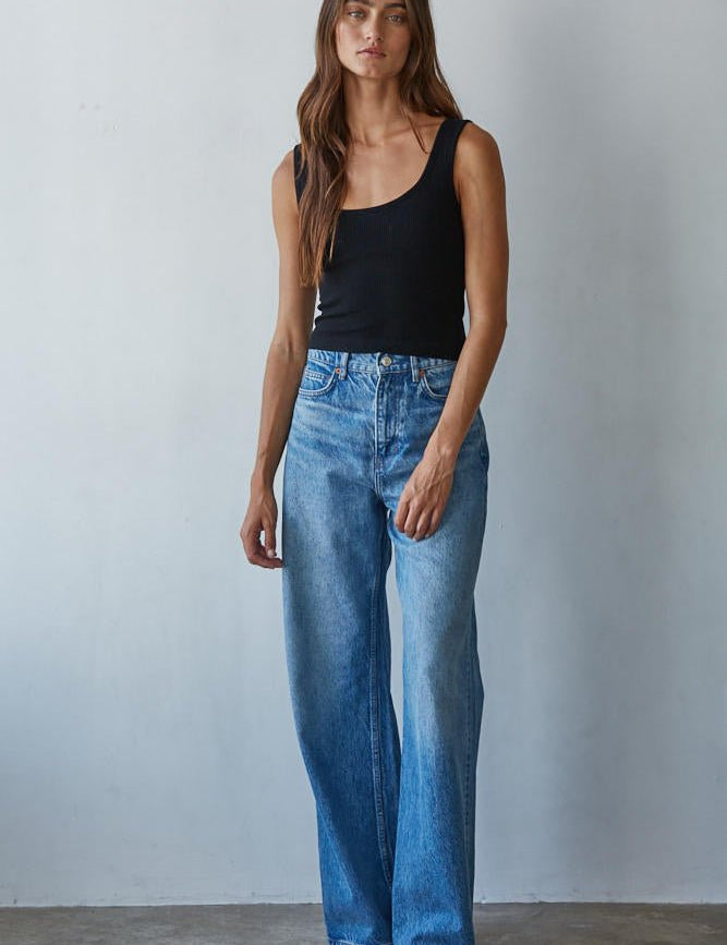 Everyday Padded Ribbed Tank - Westly