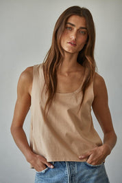 Everyday Relaxed Crop Tank - Westly