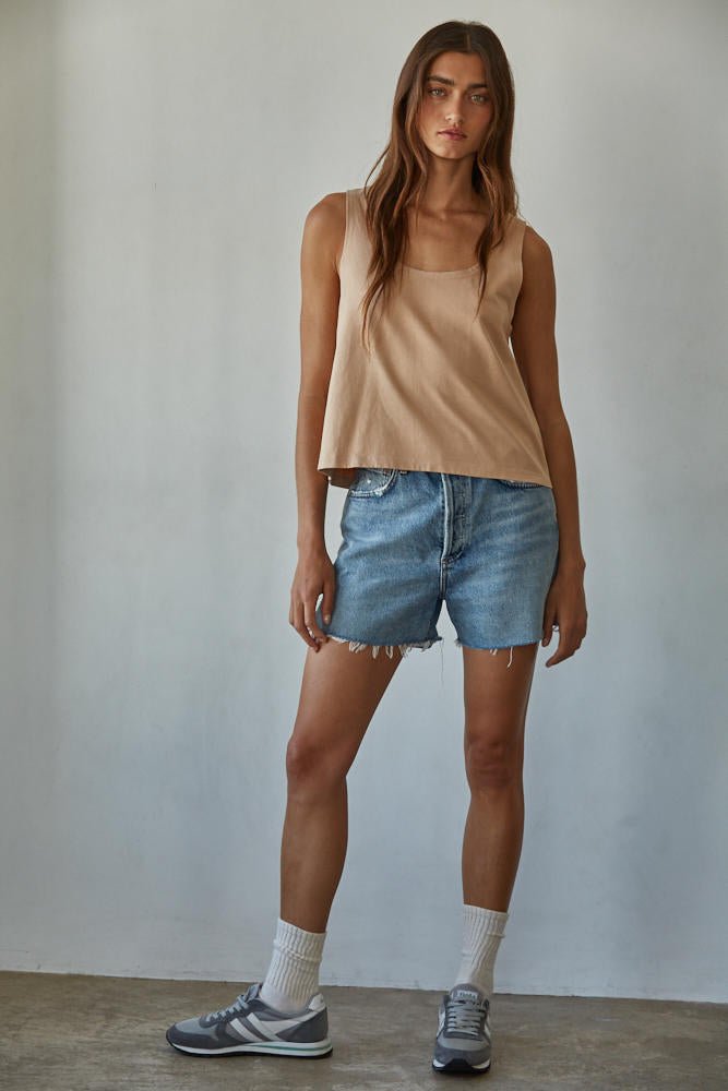 Everyday Relaxed Crop Tank - Westly