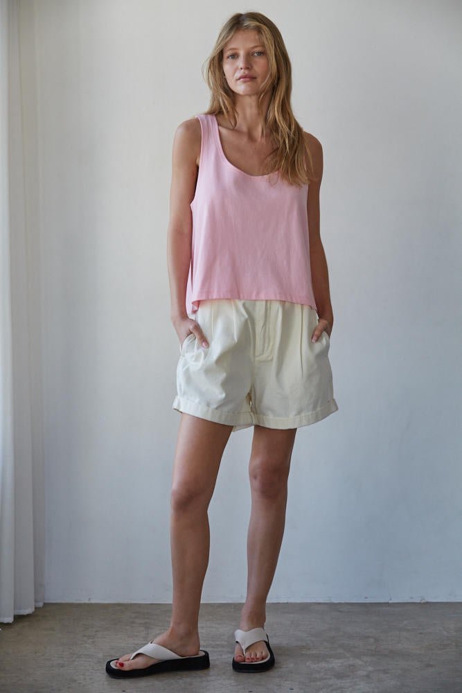 Everyday Relaxed Crop Tank - Westly